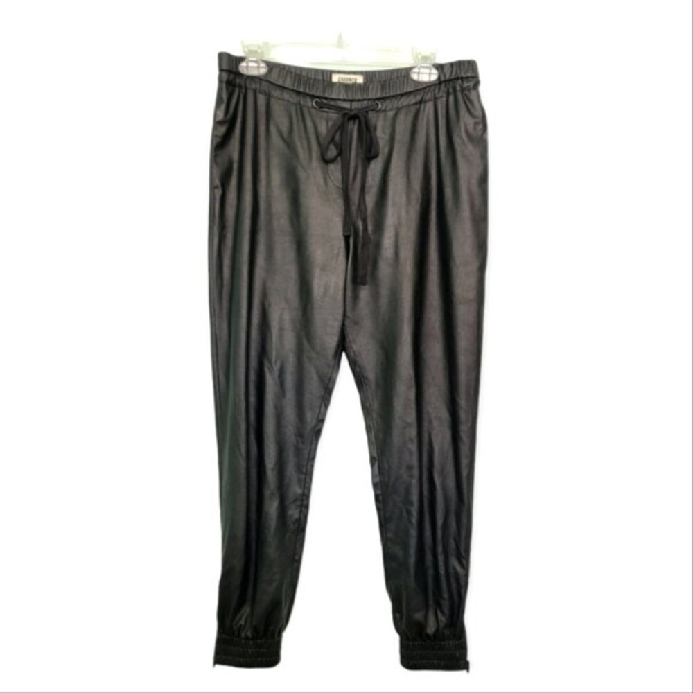 L'Agence Vegan Leather Joggers Jogger Pants Size Medium
